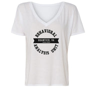 Criminal Minds Behavioral Analysis Unit Women's Relaxed V-Neck T-Shirt | Official CBS Entertainment Store