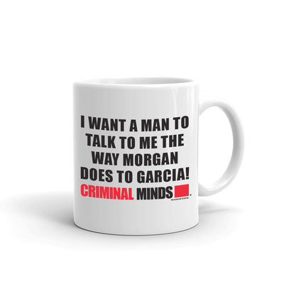 Criminal Minds Morgan and Garcia White Mug