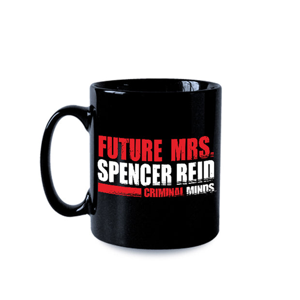 Criminal Minds Future Mrs. Spencer Reid 11 oz Black Mug | Official CBS Entertainment Store