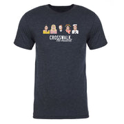 The Late Late Show with James Corden Crosswalk the Musical Characters Men's Tri-Blend T-Shirt