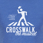 The Late Late Show with James Corden Crosswalk the Musical Logo Men's Tri-Blend T-Shirt