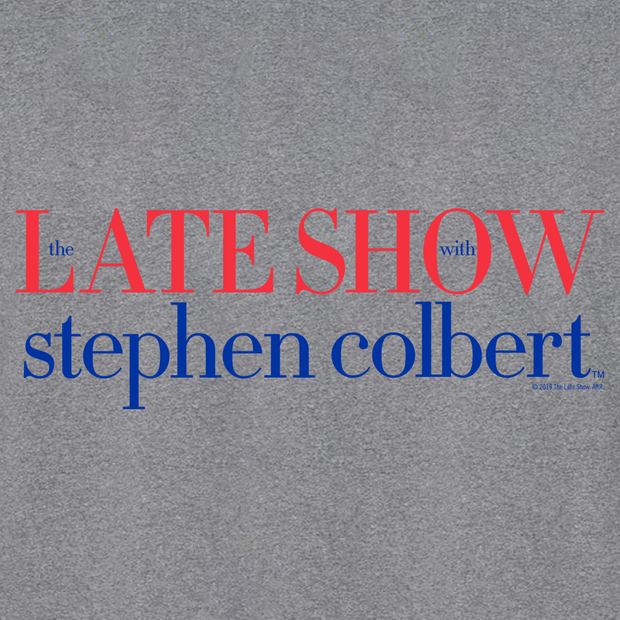 The Late Show with Stephen Colbert logo Adult Long Sleeve T-Shirt