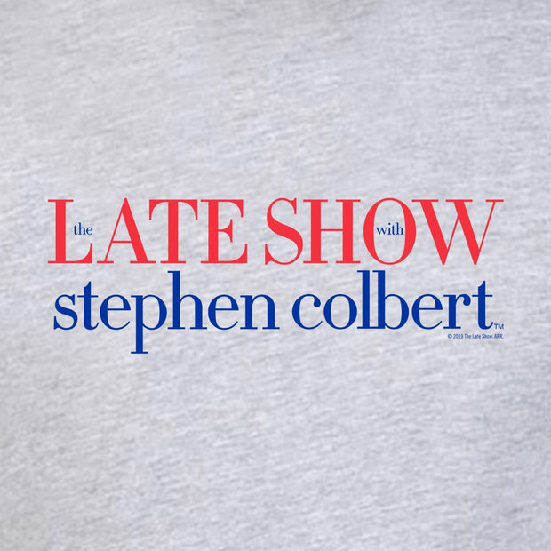 The Late Show with Stephn Colbert Logo Adult Short Sleeve T-Shirt