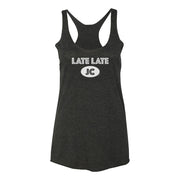 The Late Late Show with James Corden Late Late JC Women's Tri-Blend Racerback Tank Top