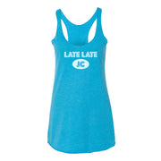 The Late Late Show with James Corden Late Late JC Women's Tri-Blend Racerback Tank Top | Official CBS Entertainment Store