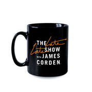 The Late Late Show with James Corden As Seen on Black Mug | Official CBS Entertainment Store