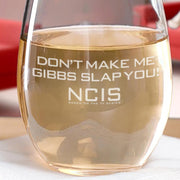 NCIS Gibbs Slap Laser Engraved Stemless Wine Glass | Official CBS Entertainment Store