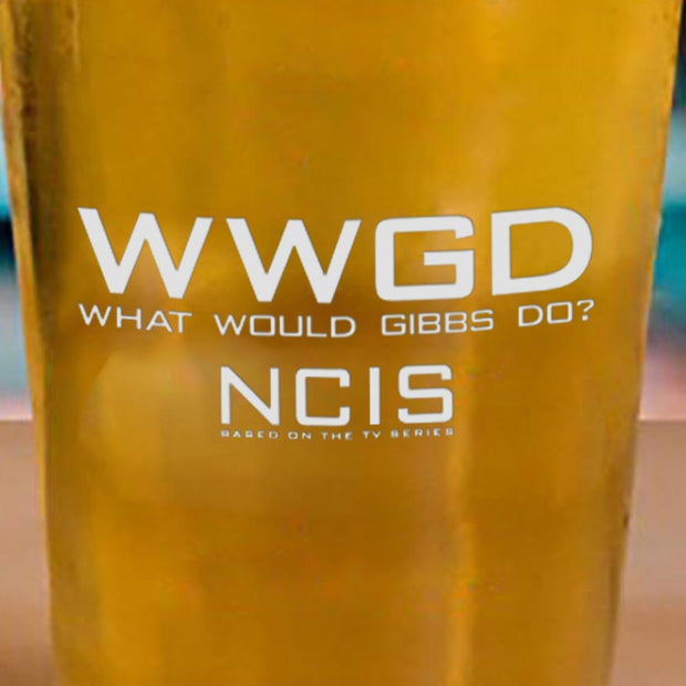NCIS WWGD Laser Engraved Pilsner Glass | Official CBS Entertainment Store
