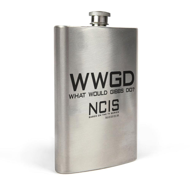 NCIS WWGD Stainless Steel Flask | Official CBS Entertainment Store