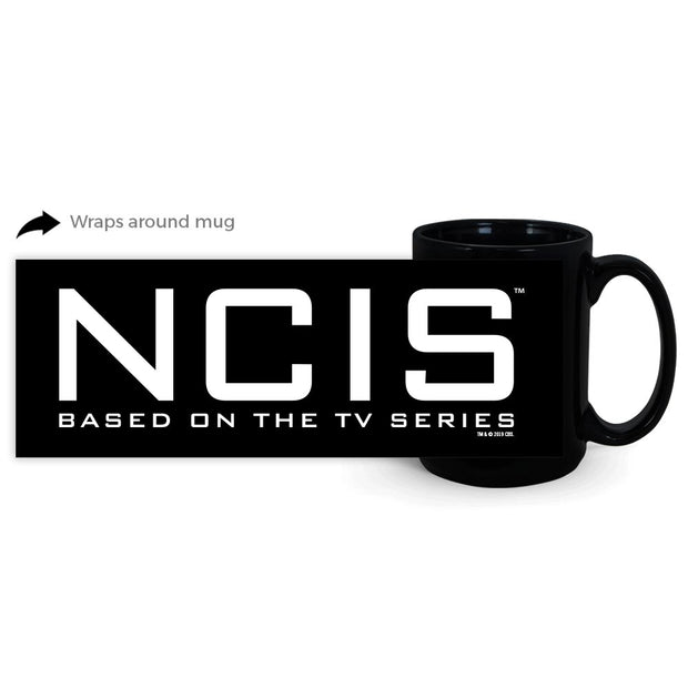 NCIS Logo 15 oz Black Mug