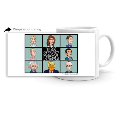 Our Cartoon President Shady Bunch White Mug | Official CBS Entertainment Store