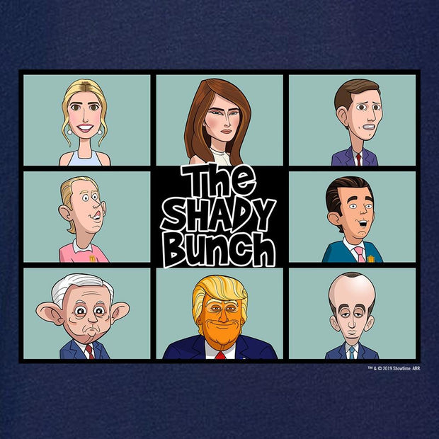 Our Cartoon President Shady Bunch Lightweight Crew Neck Sweatshirt