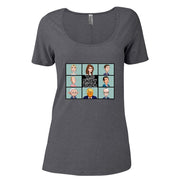 Our Cartoon President Shady Bunch Women's Relaxed Scoop Neck T-Shirt | Official CBS Entertainment Store