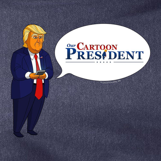 Our Cartoon President Tweet Lightweight Hooded Sweatshirt