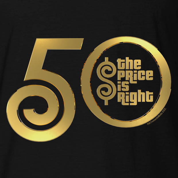 The Price is Right 50 Years Adult Short Sleeve T-Shirt