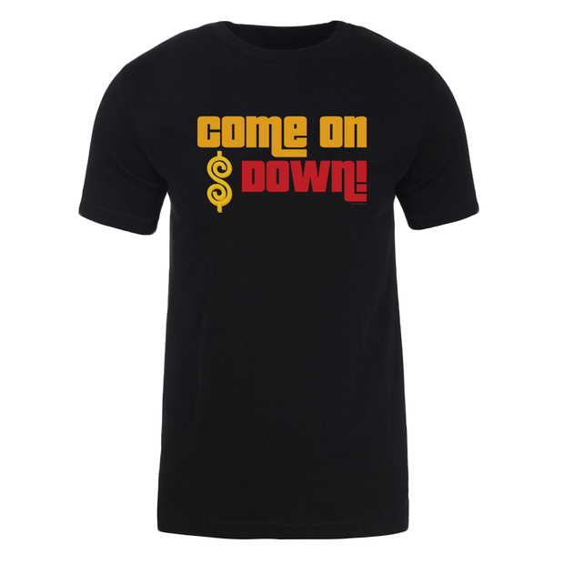 The Price is Right Come on Down Adult Short Sleeve T-Shirt