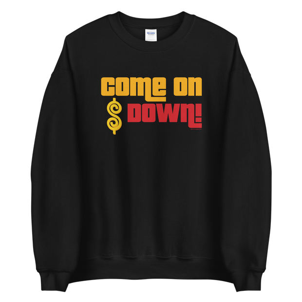 The Price is Right Come on Down Fleece Crewneck Sweatshirt | Official CBS Entertainment Store