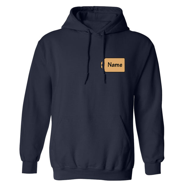 The Price is Right Personalized Name Tag Fleece Hooded Sweatshirt