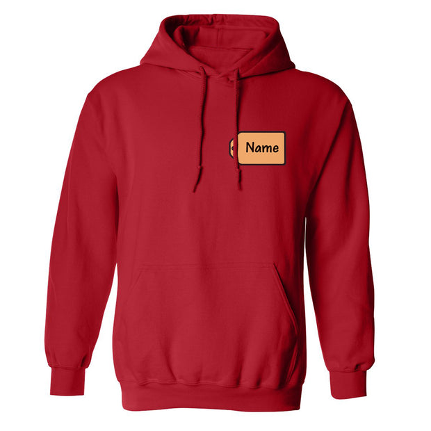 The Price is Right Personalized Name Tag Fleece Hooded Sweatshirt