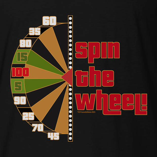 The Price is Right Spin The Wheel Adult Short Sleeve T-Shirt