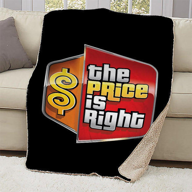 The Price is Right Logo Sherpa Blanket