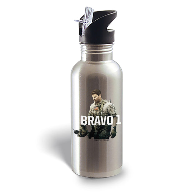 SEAL Team Bravo 1 20 oz Screw Top Water Bottle with Straw