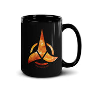 Star Trek: Discovery Klingon Logo Black Mug | Official CBS Entertainment Store