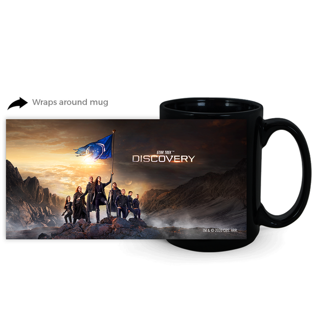 Star Trek: Discovery Season 3 Keyart Black Mug | Official CBS Entertainment Store