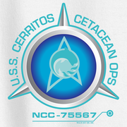 Star Trek: Lower Decks Cetacean Ops Delta Large Logo  Fleece Crewneck Sweatshirt