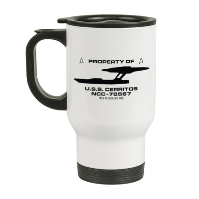 Star Trek: Lower Decks Beverage Containment System Personalized 14 oz Stainless Steel Travel Mug with Handle | Official CBS Entertainment Store