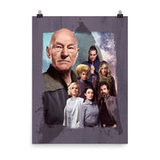 Star Trek: Picard Crew Delta Premium Satin Poster