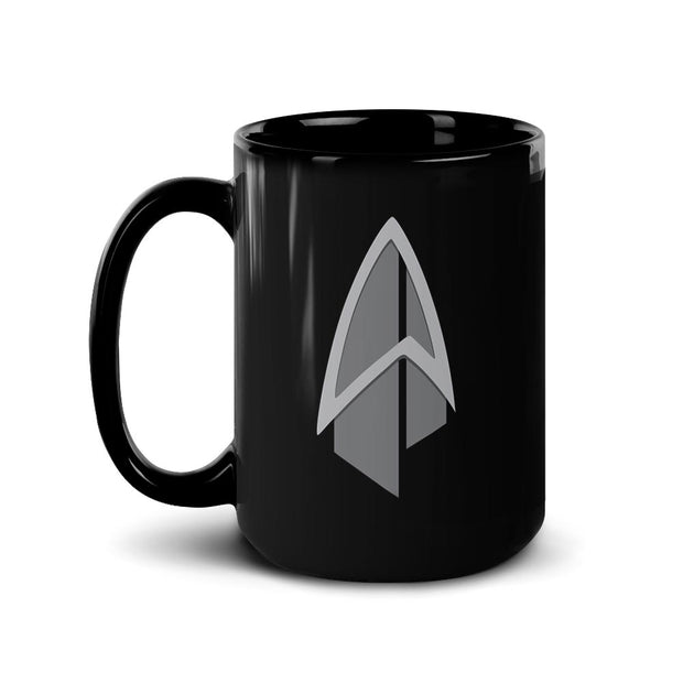 Star Trek: Picard Starfleet Badge Black Mug | Official CBS Entertainment Store