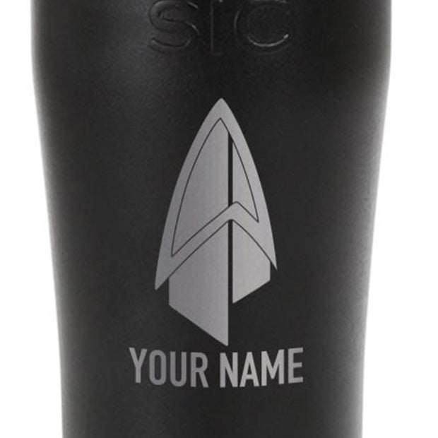 Star Trek: Picard Starfleet Badge Personalized Laser Engraved SIC Tumbler