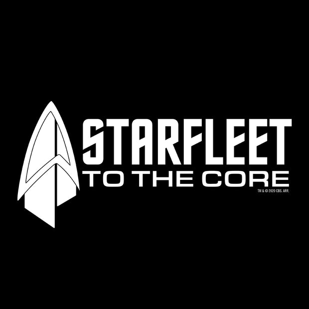 Star Trek: Picard Starfleet to the Core Adult Short Sleeve T-Shirt