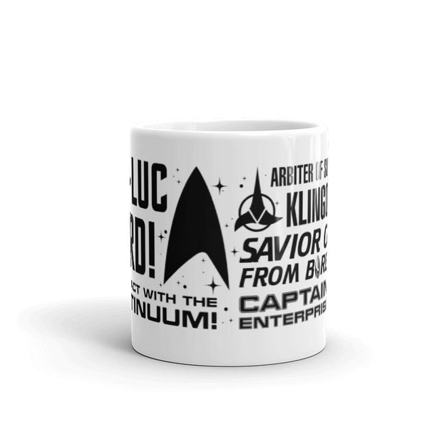 Star Trek: Picard Tribute White Mug | Official CBS Entertainment Store