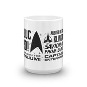Star Trek: Picard Tribute White Mug | Official CBS Entertainment Store