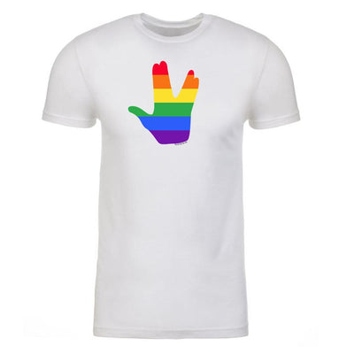 Star Trek Pride Vulcan Salute Adult Short Sleeve T-Shirt