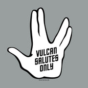 Star Trek Vulcan Salutes Only Women's Tri-Blend Dolman T-Shirt