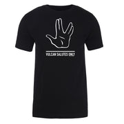Star Trek Vulcan Salutes Only Sign Adult Short Sleeve T-Shirt