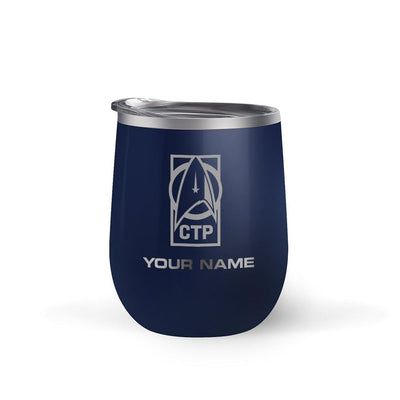 Star Trek: Discovery CTP Personalized 12 oz Stainless Steel Wine Tumbler | Official CBS Entertainment Store