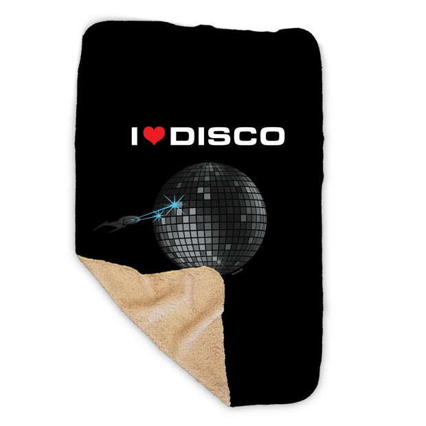 Star Trek: Discovery Heart DISCO Ball Sherpa Blanket | Official CBS Entertainment Store