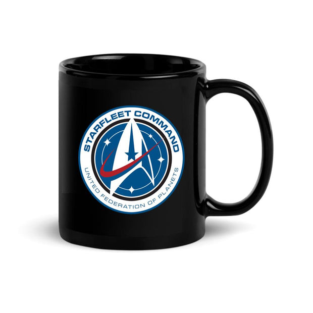 Star Trek: Discovery Starfleet Command Black Mug | Official CBS Entertainment Store