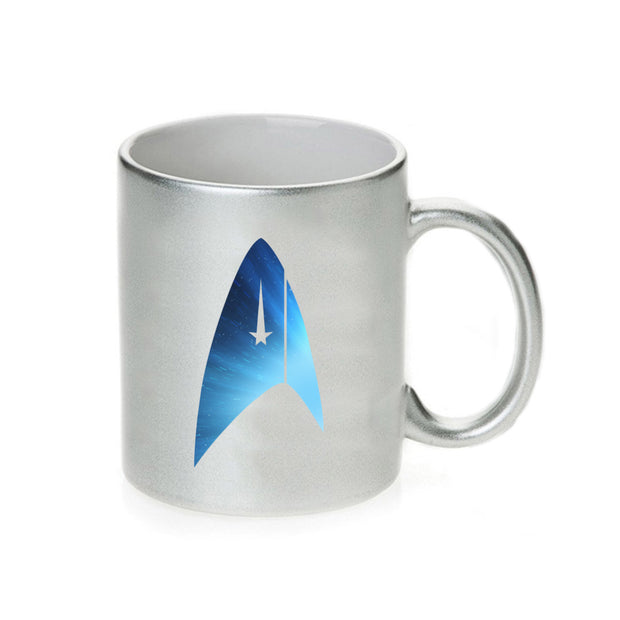 Star Trek: Discovery Universe Delta Silver Metallic 11 oz Mug | Official CBS Entertainment Store