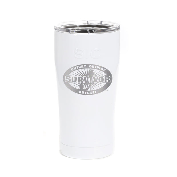 Survivor Outwit, Outplay, Outlast Laser Engraved SIC Tumbler | Official CBS Entertainment Store