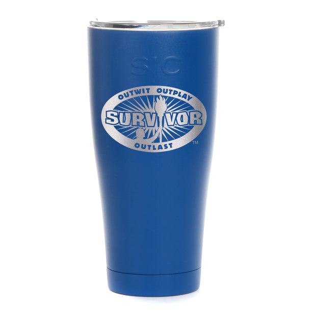 Survivor Outwit, Outplay, Outlast Laser Engraved SIC Tumbler | Official CBS Entertainment Store