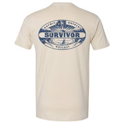Survivor Season 41 One Color Logo Adult Short Sleeve T-Shirt