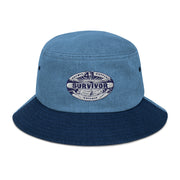 Survivor Season 41 One Color Logo Denim Bucket Hat