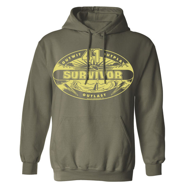 Survivor Season 41 One Color Logo Hooded Sweatshirt