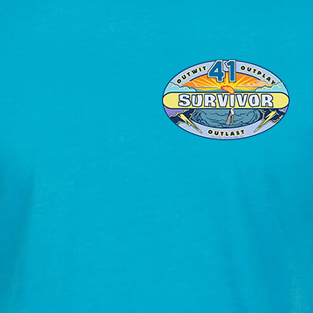 Survivor Season 41 Logo Men's Tri-Blend T-Shirt