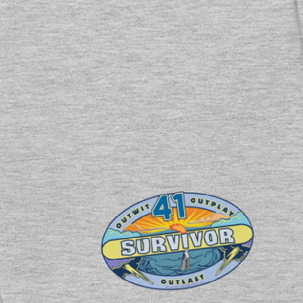 Survivor Season 41 Logo Men's Fleece Shorts